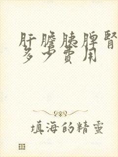 肝胆胰脾肾b超多少费用