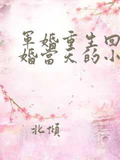 军婚重生回到结婚当天的小说推荐
