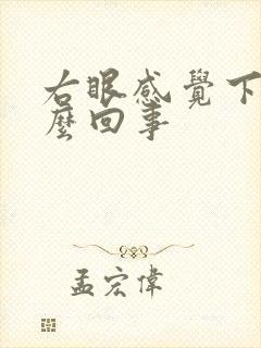 右眼感觉下垂怎么回事