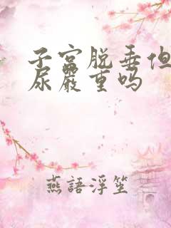 子宫脱垂但不漏尿严重吗