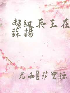 超级兵王在都市苏扬