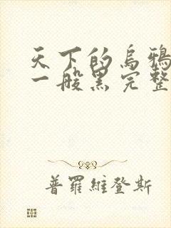天下的乌鸦不是一般黑完整版