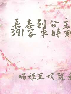 长春到公主岭t391客车时刻表