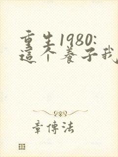 重生1980:这个养子我不当了在线看