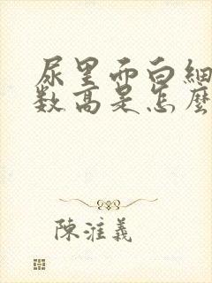 尿里面白细胞计数高是怎么回事