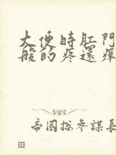 大便时肛门撕裂般的疼还痒