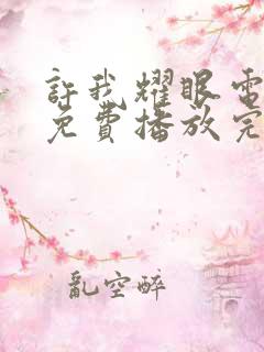 许我耀眼电视剧免费播放完整版高清