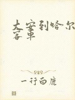 大安到哈尔滨的客车