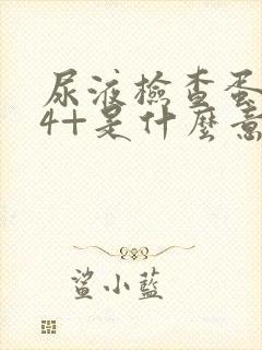 尿液检查蛋白质4+是什么意思