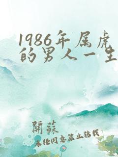 1986年属虎的男人一生婚姻