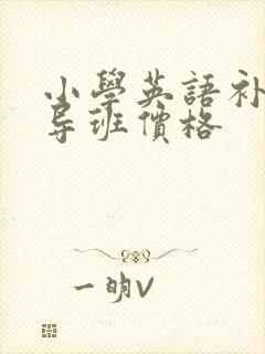 小学英语补习辅导班价格