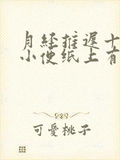 月经推迟十几天小便纸上有血