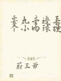 睾丸旁边长了一个小肉球硬硬的