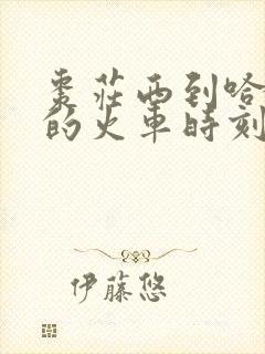 枣庄西到哈尔滨的火车时刻表