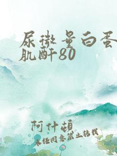 尿微量白蛋白/肌酐80