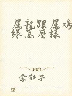 属龙跟属鸡的姻缘怎么样