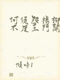 何须怨杨柳春风不度玉门关出自哪一首边塞诗