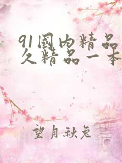 91国内精品久久精品一本