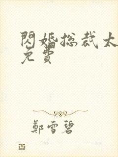 闪婚总裁太霸道免费