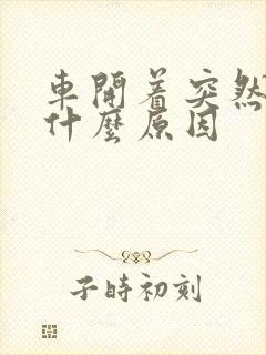 车开着突然熄火什么原因