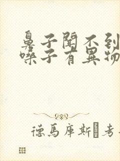 鼻子闻不到味道嗓子有异物感