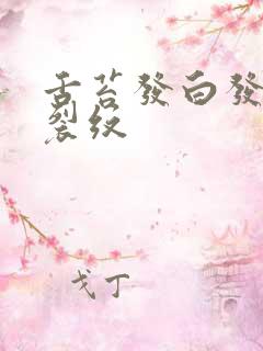 舌苔发白发黄有裂纹