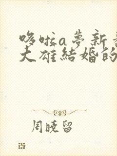 哆啦a梦新番 大雄结婚的前夜