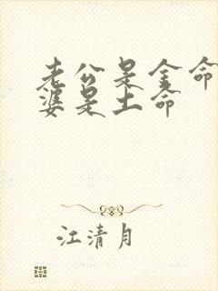 老公是金命 老婆是土命