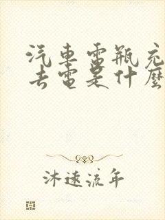 汽车电瓶充不进去电是什么原因