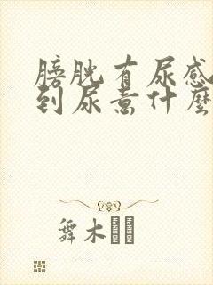 膀胱有尿感觉不到尿意什么原因