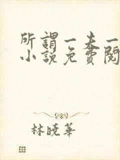 所谓一夫一妻制小说免费阅读