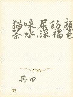 猫咪尿的颜色像茶水,深褐色