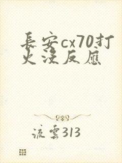 长安cx70打火没反应