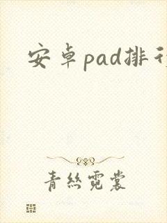 安卓pad排行