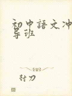 初中语文冲刺辅导班