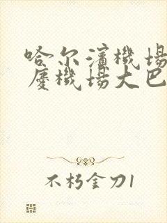 哈尔滨机场到大庆机场大巴时刻表