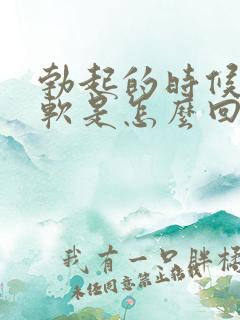 勃起的时候龟头软是怎么回事