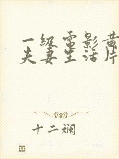 一级电影黄色的夫妻生活片