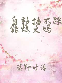 自动挡不踩刹车能熄火吗