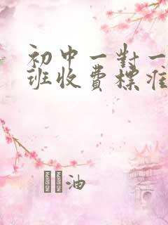 初中一对一补习班收费标准