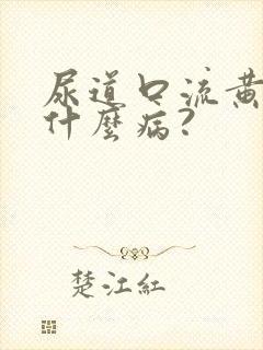 尿道口流黄脓是什么病?