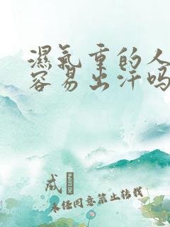 湿气重的人特别容易出汗吗