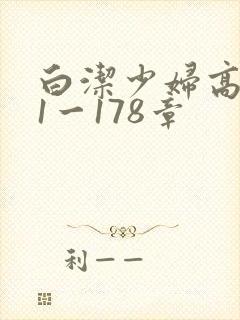 白洁少妇高义第1一178章