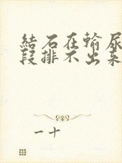 结石在输尿管下段排不出来怎么办