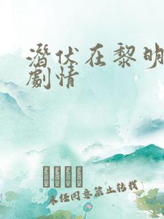 潜伏在黎明之前剧情