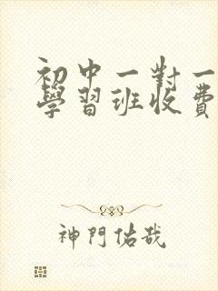 初中一对一辅导学习班收费