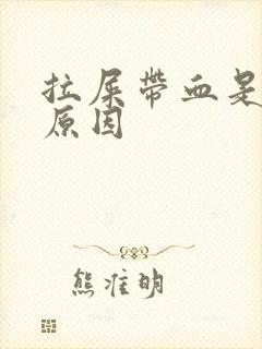 拉屎带血是什么原因