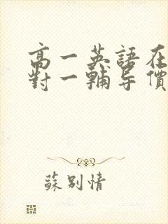 高一英语在线一对一辅导价格