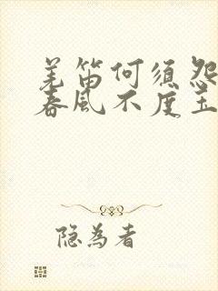 羌笛何须怨杨柳春风不度玉门关的意思是什么