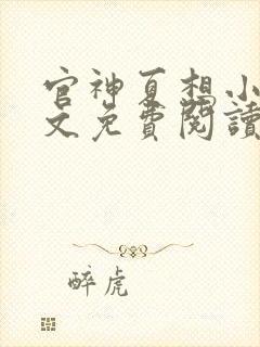 官神夏想小说全文免费阅读